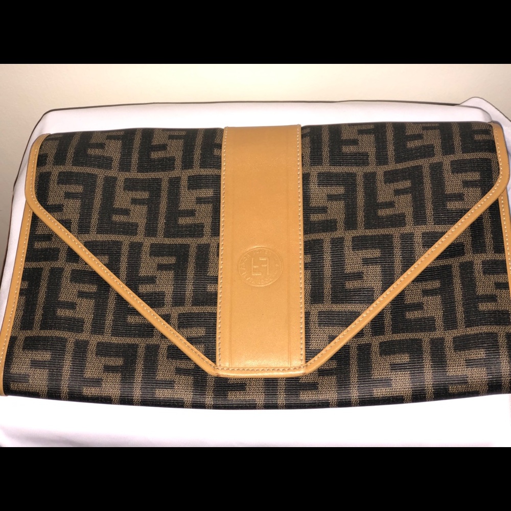 Authentic Fendi Roma Italy Clutch